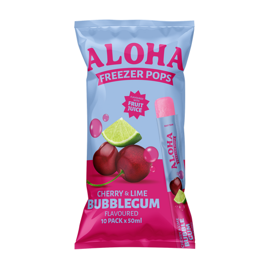 Aloha Bubblegum Freezer Pops 50ml