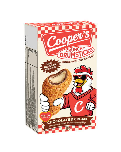 Cooper's Crunchy DrumChicks Chocolate Chicken Viral Snack