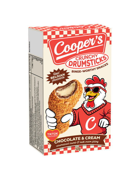Cooper's Crunchy DrumChicks Chocolate Chicken Viral Snack