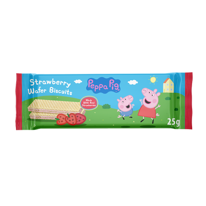 Peppa Pig Strawberry Wafer Biscuits