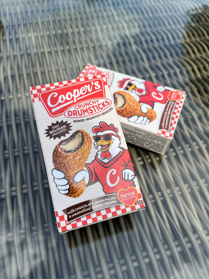 Cooper's Crunchy DrumChicks Chocolate Chicken Viral Snack